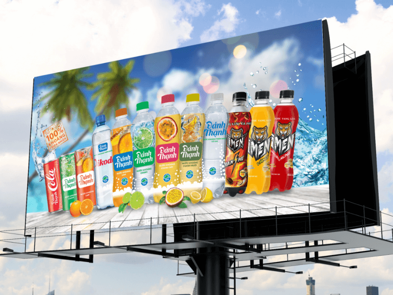 Dịch vụ in biển quảng cáo ngoài trời Hoàng Gia