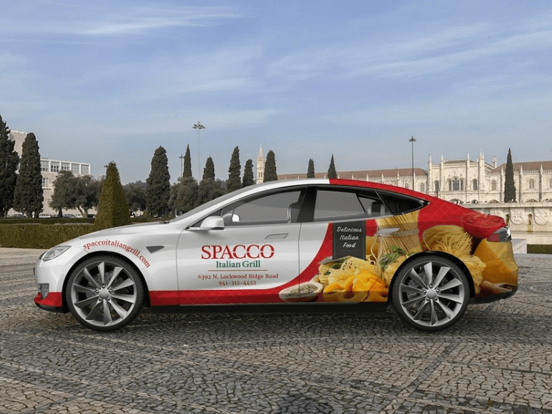 Dịch vụ in decal xe ô tô Hoàng Gia